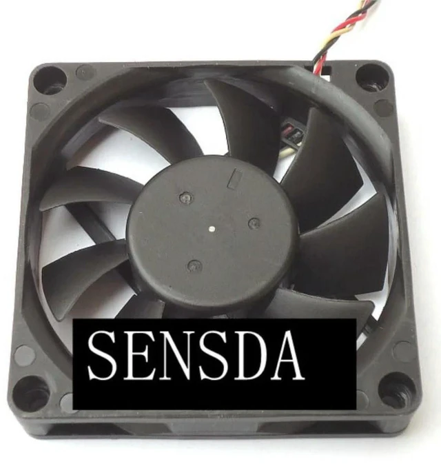 Alt view image 2 of 2 - AJMRTC Temperature Control CPU Cooling Fan Replacement for AVC DS07015R12M, 7015 70×70×15mm 7cm DC 12V 0.4A 3-Wire Brushless Fan for PC CPU & Chassis Heat Dissipation