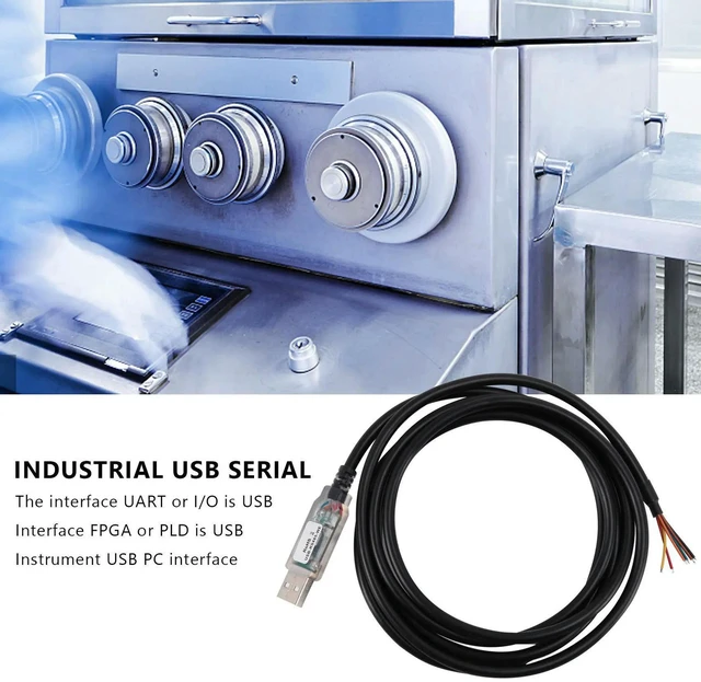 Alt view image 3 of 3 - AJMRTC USB to RS485 Serial Adapter Cable, 1.8M Long Wire End USB-RS485-WE-1800-BT Cable for Industrial Control, PLC and Various Industrial Equipment Communication