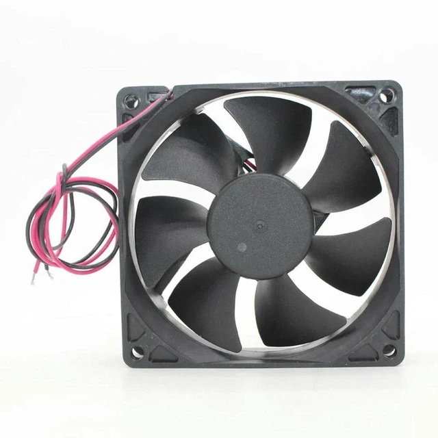 Alt view image 3 of 3 - AJMRTC 9225 92x92x25mm Double Ball Axial Cooling Fan, DC 24V 0.21A 9cm Inverter Fan Replacement for ADDA AD0924UB-A71GL Industrial Equipment Cooler