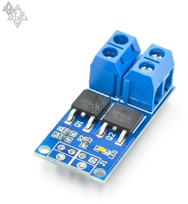 Alt view image 3 of 3 - AJMRTC High Power MOS Field Effect Tube Trigger Switch Driver Module, PWM Adjustable Electronic Switch Panel, FET Control Board for DC Load Motor Solenoid Valve DIY Industrial Control