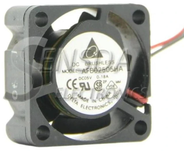 Main image of AJMRTC AFB02505HA Mini Cooling Fan, 2510 25x25x10mm 2.5CM DC 5V 0.18A Axial Replacement Fan, Small Compact Cooler for Delta AFB02505HA Electronic Equipment Cooling