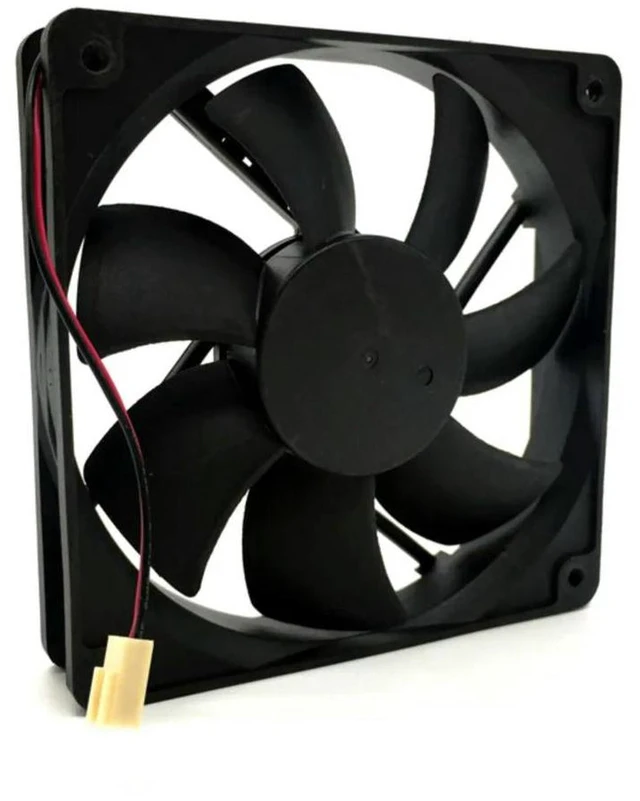 Alt view image 3 of 3 - AJMRTC AD1212US-A71GL 12025 Chassis Cooling Fan, 120x120x25mm 12CM DC 12V 0.50A Axial Replacement Fan, High Airflow Case Fan for PC Chassis, Industrial Cabinet Cooling
