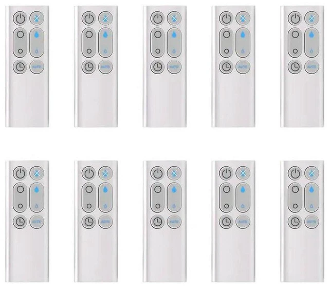 Main image of AJMRTC 10 Pack Replacement Remote Control Compatible with AM10 Humidifier Fan Air Purifier Fan, Silver Handheld Remote Controller for AM10 Air Purifier Humidifier Fan