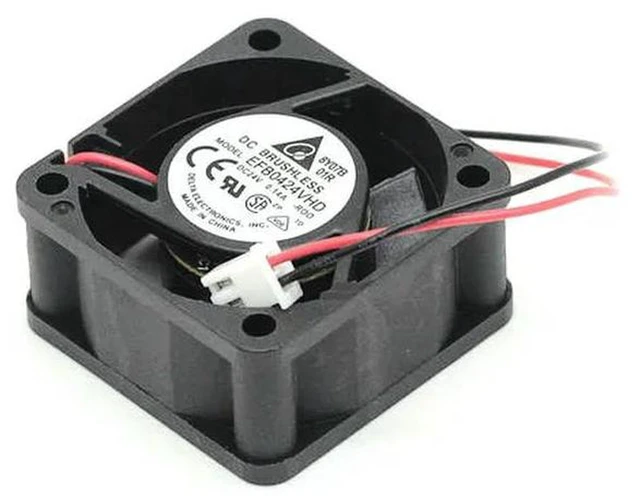 Alt view image 3 of 3 - AJMRTC 40mm 24V Server Cooling Fan Replacement for Delta EFB0424VHD, 4CM 0.09A Dual Ball Bearing High Airflow Fan, Industrial Telecom Equipment DC Cooling Fan