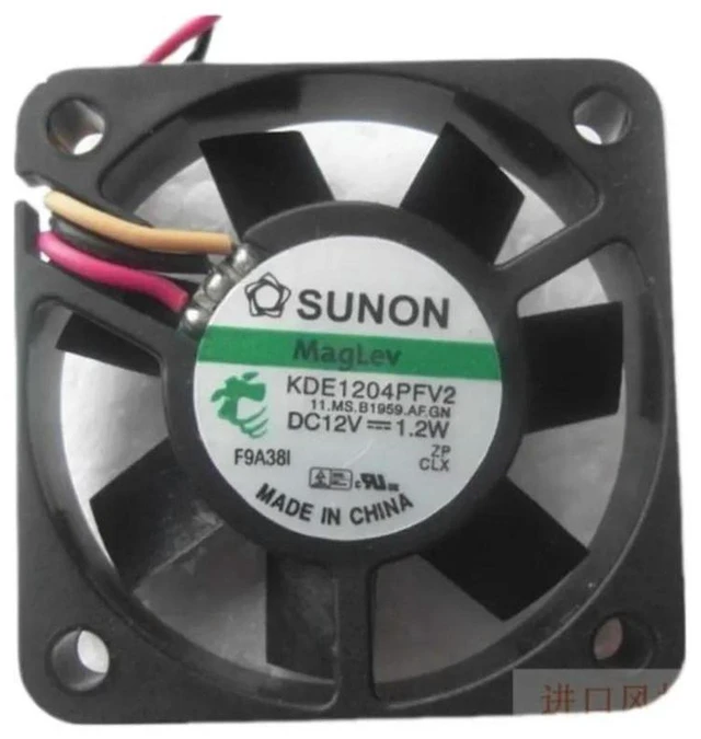 Main image of AJMRTC 2Pcs 4010 Axial Cooling Fan Replacement for KDE1204PFV2, 40mm 4CM 40*40*10mm DC 12V 1.2W Mini Axial Fan for Industrial Equipment, Server Cabinet Heat Dissipation
