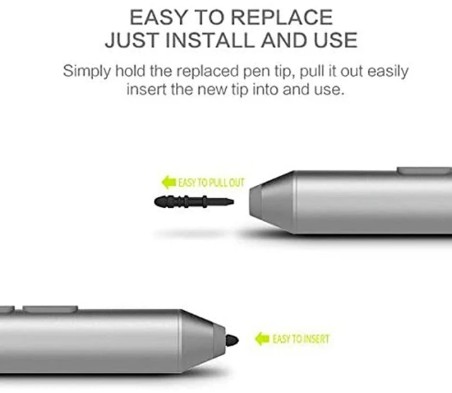 Alt view image 3 of 3 - AJMRTC 12 Pack Replacement Pen Tips Refill, 3Pcs Per Set, Compatible with Microsoft Surface Pro 3 Contact Stylus Pen, High Precision Stylus Nibs for Drawing Writing Note Taking