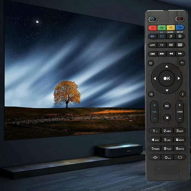 Alt view image 2 of 3 - AJMRTC Replacement Remote Control, IR Set Top Box Remote Compatible with MAG 250 255 260 261 270 271 275 349 350 351 IPTV Box, No Programming Needed, Direct Use STB Remote Controller