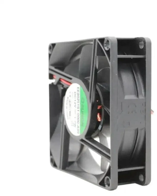 Alt view image 2 of 3 - AJMRTC 8025 Silent Cooling Fan, 80x80x25mm 80mm DC 12V 1.7W MagLev Bearing 3200RPM 41CFM Replacement Fan Compatible with EE80251S1-0000-A99, Mute Fan for PC Chassis Industrial Equipment
