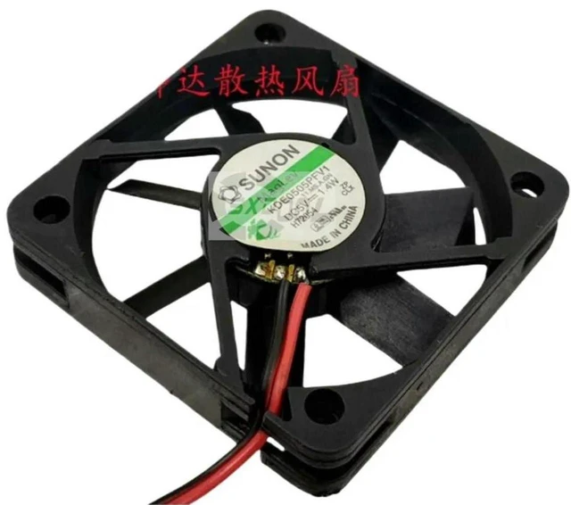 Alt view image 2 of 3 - AJMRTC 50mm 5cm Axial Cooling Fan, 50x50x10mm DC 5V 1.4W Replacement Fan Compatible with KDE0505PFV1, High Speed Case Cooler for Small Electronic Devices and Servers Heat Dissipation