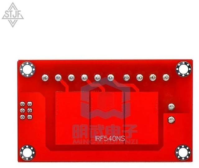 Alt view image 2 of 3 - AJMRTC IRF540 MOSFET Drive Module, 3 Channels Electronic Building Block, High Current FET Switch Module for Arduino ESP32 Raspberry Pi DIY Electronic Project