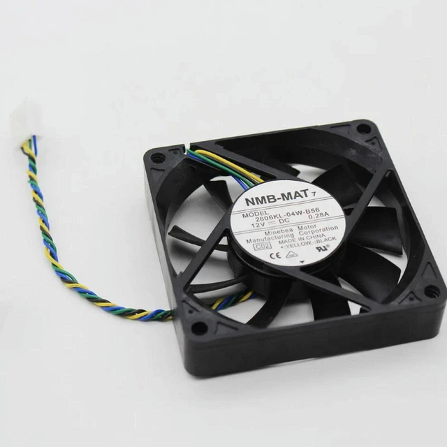 Main image of AJMRTC Replacement Cooling Fan for 2806KL-04W-B56, 7015 70x70x15mm 70mm 7CM DC12V 0.28A 4-Wire PWM CPU Cooling Fan for Desktop PC, Server Chassis