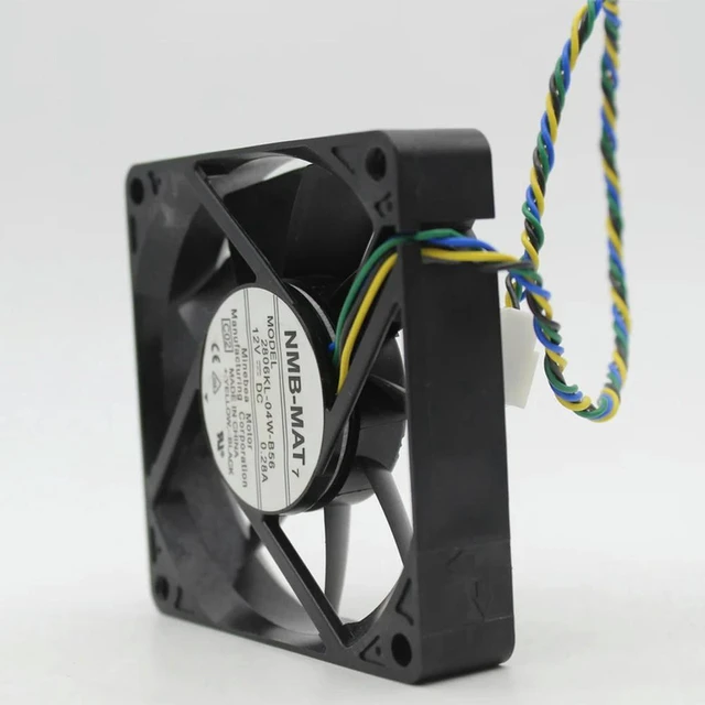 Alt view image 2 of 3 - AJMRTC Replacement Cooling Fan for 2806KL-04W-B56, 7015 70x70x15mm 70mm 7CM DC12V 0.28A 4-Wire PWM CPU Cooling Fan for Desktop PC, Server Chassis