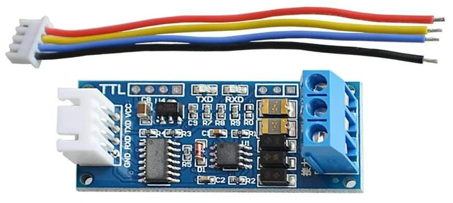 Alt view image 3 of 3 - AJMRTC TTL to RS485 Converter Module, 3.3V /5.0V Hardware Automatic Control Transceiver Module, UART TTL to RS485 Adapter for AVR, Arduino, ESP32, Industrial Serial Communication