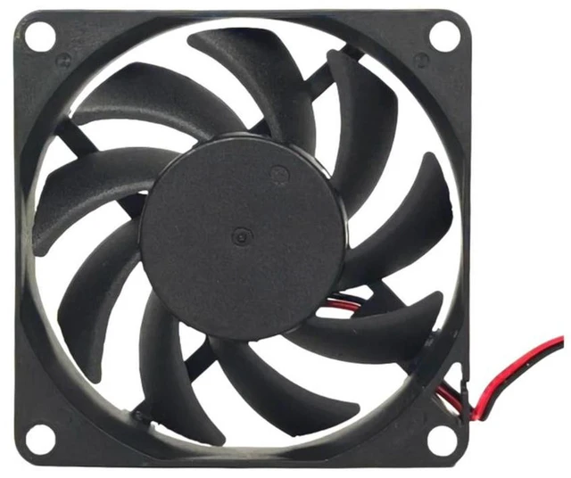 Alt view image 2 of 3 - AJMRTC Replacement Cooling Fan for Sanly SF7015SH, 7015 70x70x15mm 7CM DC12V 0.28A 2-Wire 2-Pin 2510 Connector Axial Fan for CPU, PC Case, Printer, Mainboard