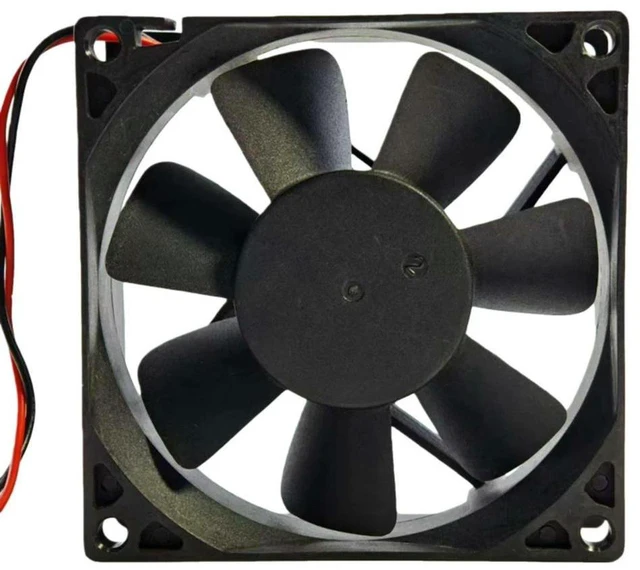 Alt view image 3 of 3 - AJMRTC AD0824UX-A71GL 8025 Cooling Fan, 80mm × 80mm ×25mm DC 24V High Speed Ball Bearing Fan 6000RPM, Replacement Fan for ADDA, Industrial Brushless Cooler for Inverter, Control Cabinet, Chassis Heat