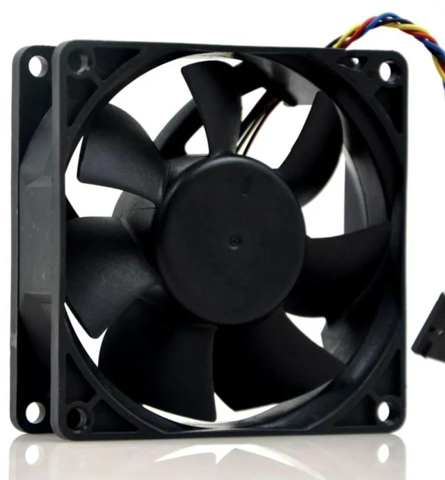 Alt view image 2 of 3 - AJMRTC DASD0825B2S 8025 Server Chassis Cooling Fan, 80x80x25mm 8CM DC12V 1.20A 4-Pin 4-Wire Dual Ball Bearing Brushless Fan Replacement for AVC, High Airflow Cooler for Server, Industrial Cabinet, PC