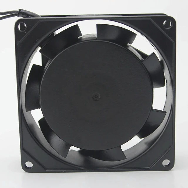 Alt view image 2 of 2 - AJMRTC SF23080AT 2082HBL.GN 8025 AC Cooling Fan, 80x80x25mm 8CM AC 220V~230V L Frame Brushless Fan Replacement, High Speed Ventilation Cooler for Fish Tank Cabinet, Industrial Chassis, Electrical