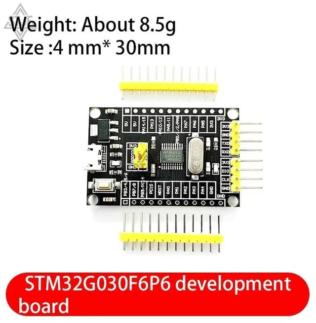 Alt view image 3 of 3 - AJMRTC STM32G030F6P6 Development Board, STM32G030 Minimum System Board, ARM Cortex-M0+ Core Evaluation Learning Board, 32KB Flash 8KB RAM 64MHz MCU Core Board for Embedded Programming, IoT Experiment,