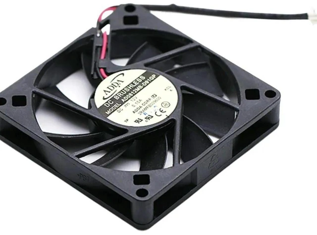 Main image of AJMRTC 80mm 12V Ultra Thin Cooling Fan Replacement for ADDA AD0812MB-D91GP, 0.15A 8015 2-Wire Compact PC Chassis Fan, 80x15mm Slim Case Fan for Industrial & Computer Heat Dissipation