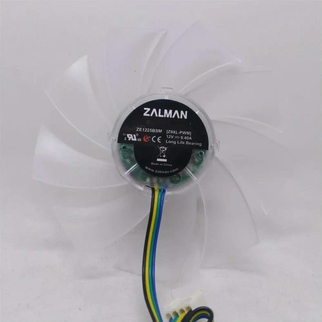 Main image of AJMRTC 12V 0.4A Computer Radiator Blower Cooling Fan Replacement for Z9XL-PWM ZE1225BSM, PWM 12025 Centrifugal Fan for PC Case CPU Processor Heat Dissipation