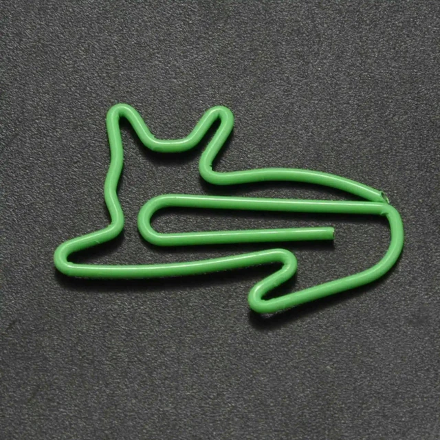 Alt view image 2 of 3 - AJMRTC 120Pcs Cute Funny Cat Paper Clips, Decorative Office Desk Accessories for Women, Unique Cute Office Supplies, Lovely Paper Clip Gift for Cat Lovers, Document Bookmark Holder