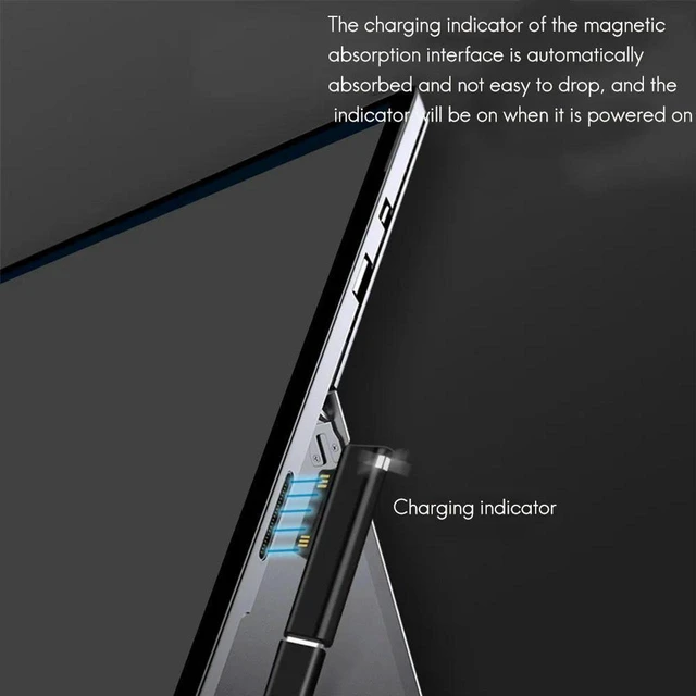 Main image of AJMRTC USB Type-C PD Fast Charging Converter Adapter, Type-C to Surface Connect Charger Connector for Surface Pro 3 4 5 6, Surface Go & Surface Book, PD Power Delivery Charging Plug Adapter