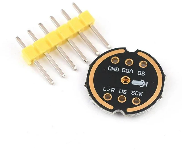 Alt view image 2 of 3 - AJMRTC MH-ET LIVE INMP441 MEMS Microphone Module, Omnidirectional I2S Interface High Precision Low Power Ultra Small Microphone Sensor for ESP32 Audio Acquisition, Voice Recognition Projects
