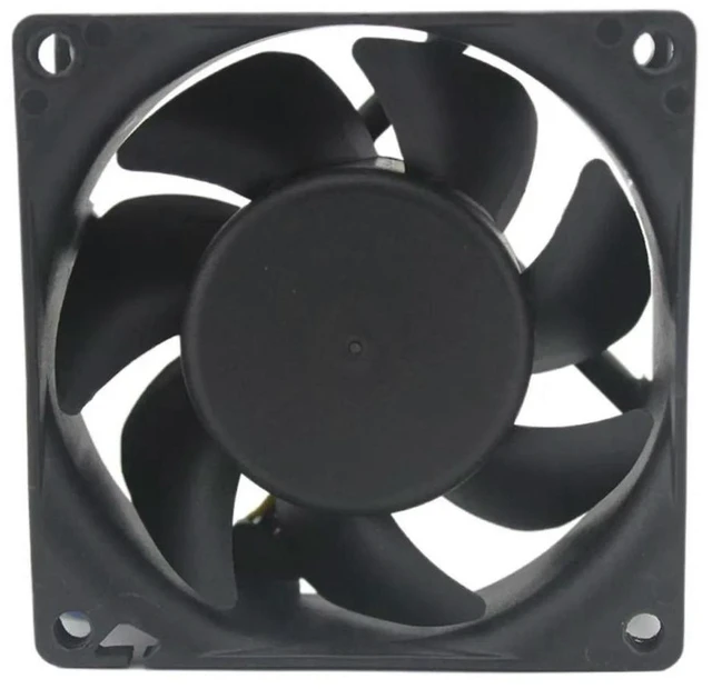 Alt view image 3 of 3 - AJMRTC 7025 Server Cooling Fan KDE1207PTV3, 70x25mm DC 12V 0.7W 70mm Case Fan, Ultra Quiet 18dBA Low Noise Replacement Fan for Server, Industrial Power Supply Heat Dissipation, 1 Pack