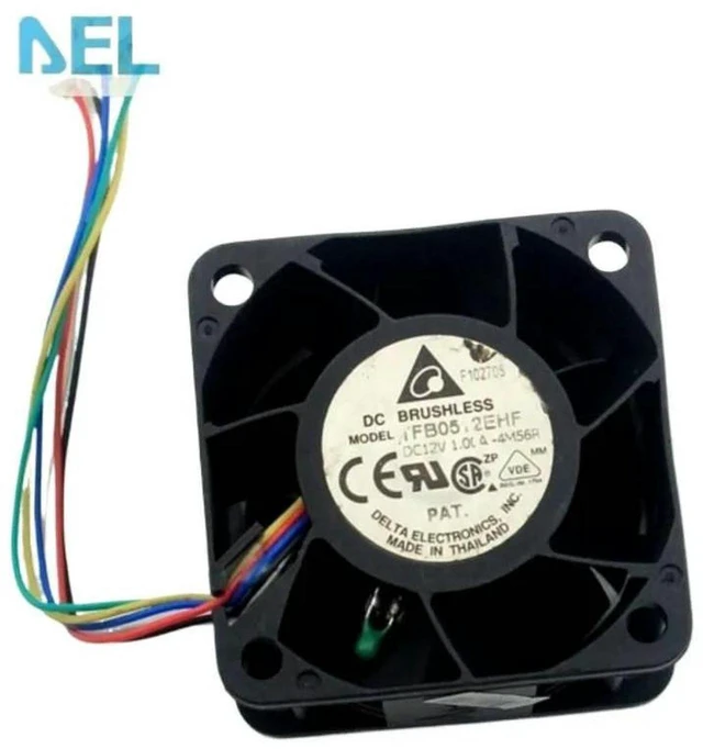 Alt view image 2 of 3 - AJMRTC TFB0512EHF 5032 50mm DC 12V Cooling Fan, 1.00A PWM Axial Fan, High Speed 50x50x32mm 5CM Replacement Fan for Server Chassis, Industrial Electronics, Power Supply Thermal Cooling