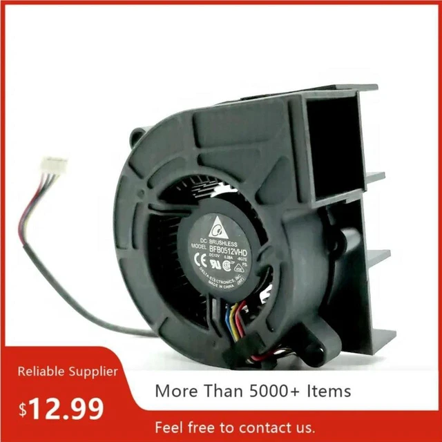 Main image of AJMRTC BFB0512VHD 5020 50mm DC 12V Turbo Blower Fan, 0.28A 4-Wire PWM Centrifugal Cooling Fan, 50x50x20mm Side Air Outlet Replacement Fan for Projector Heat Dissipation, Industrial Electronic Equipmen