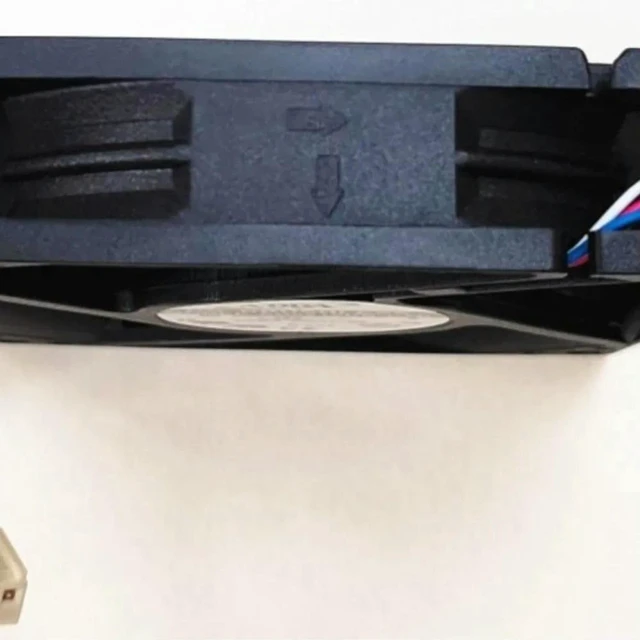 Alt view image 3 of 3 - AJMRTC AD0812UB-C7B 8020 80mm DC12V Cooling Fan, 0.20A Dual Ball Bearing 4-Wire PWM Speed Control Axial Fan, 80x80x20mm 8CM Replacement Cooler for Server, PC Case, Industrial Cabinet, Power Supply