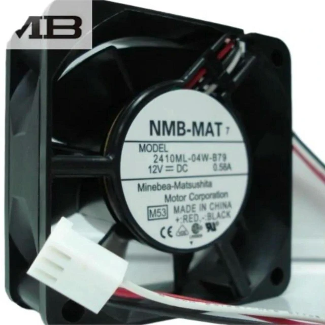 Main image of AJMRTC Replacement Fan for 2410ML-04W-B79 -F62, 6025 60x60x25mm DC 12V 0.58A 3-Wire Cooling Fan, 6cm Server Inverter Fan for Industrial Equipment Heat Dissipation