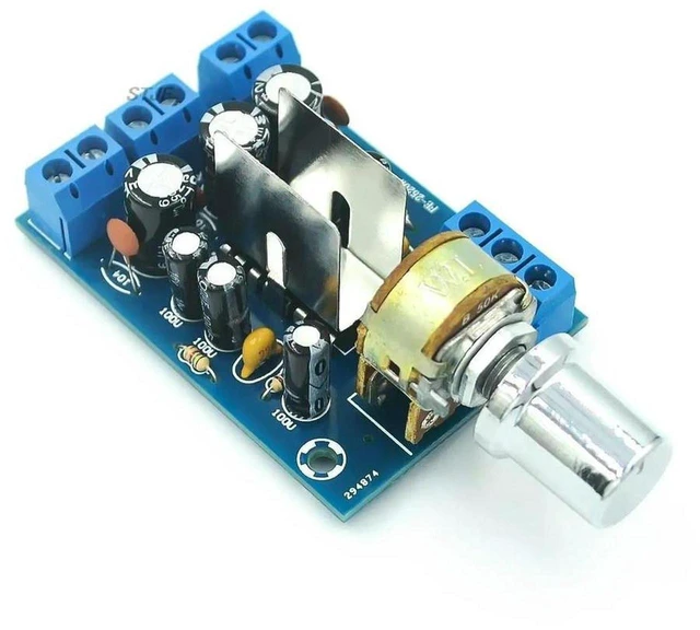 Main image of AJMRTC TEA2025B Audio Power Amplifier Board, 2.0 Channel Stereo Mini Digital AMP Module, 3W×2 Dual Channel Amplifier, DC5-12V AC5-9V for Home Sound Theatre Speaker Audio DIY Project
