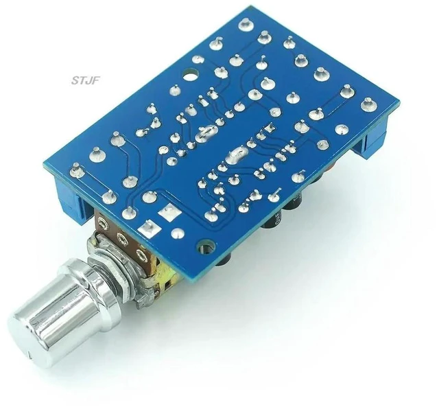 Alt view image 3 of 3 - AJMRTC TEA2025B Audio Power Amplifier Board, 2.0 Channel Stereo Mini Digital AMP Module, 3W×2 Dual Channel Amplifier, DC5-12V AC5-9V for Home Sound Theatre Speaker Audio DIY Project