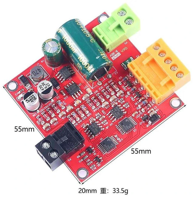 Main image of AJMRTC 6-36V 15A High Power DC Motor Driver Board, Industrial Grade PWM Speed Controller, Adjustable Reversible CW CCW Motor Regulator for 12V 24V 36V DC Motor Control Project