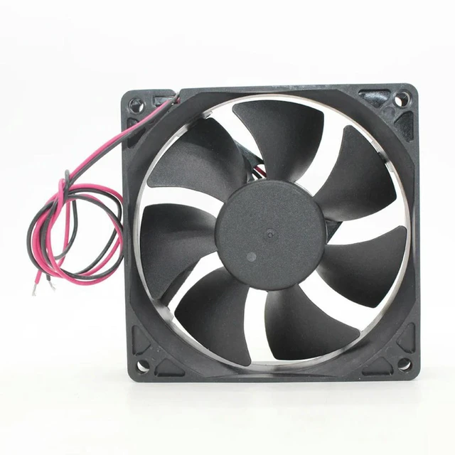 Alt view image 3 of 3 - AJMRTC 9225 Double Ball Axial Cooling Fan, 92x92x25mm DC 24V 0.21A Inverter Fan Replacement for ADDA AD0924UB-A71GL, 9cm Industrial Chassis Cooling Fan