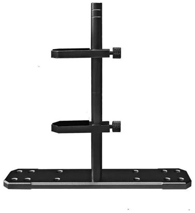 Main image of AJMRTC 1Set Aluminum Alloy Graphics Card Support Bracket, Black Suction Chassis Fan GPU Fixed Holder Frame, Adjustable GPU Sag Bracket for PC Case