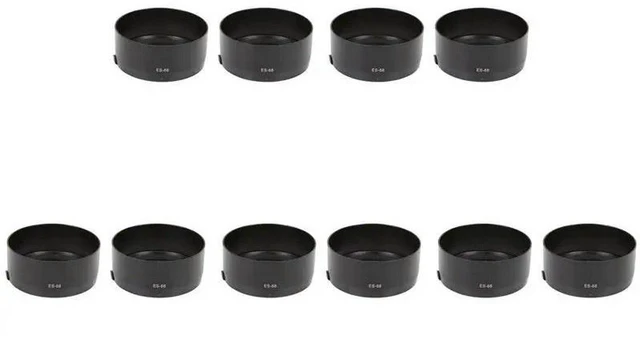 Main image of AJMRTC 10Pcs Bayonet Mount Lens Hood, Replacement ES-68 Lens Shade Compatible with EF 50mm F1.8 STM Lens, Anti-Glare Camera Lens Protector for Portrait Photography