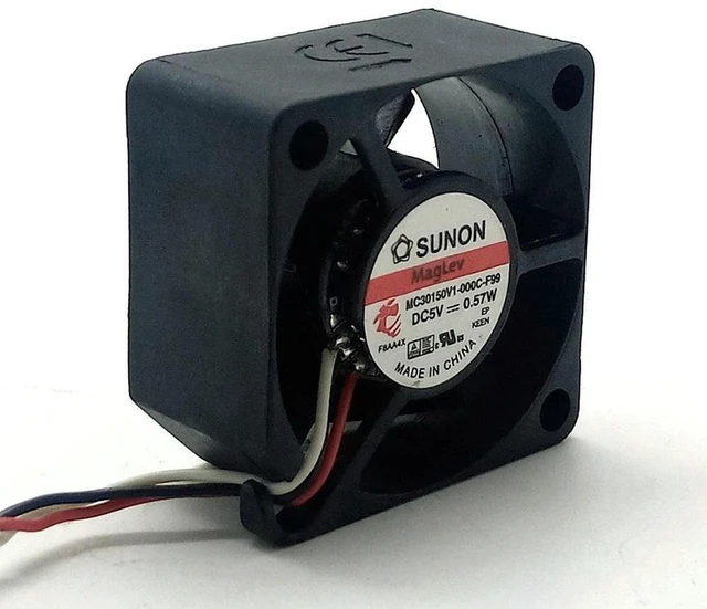 Alt view image 3 of 3 - AJMRTC MC30150V1-000C-F99 DC 5V Mini Cooling Fan, 30mm 30x30x15mm 3cm Small Brushless Axial Fan, Vapo Bearing 3-Wire Fan for USB Hard Disk Router HDD DIY Electronic Cooling Projects