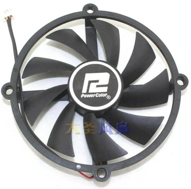 Alt view image 3 of 3 - AJMRTC PLA09215D12M Graphics Card Cooling Fan, DC 12V 0.35A Ball Bearing GPU Fan, 92x15mm Frameless VGA Fan Replacement for Radeon HD5850 HD5870 HD5830 Video Card Cooling