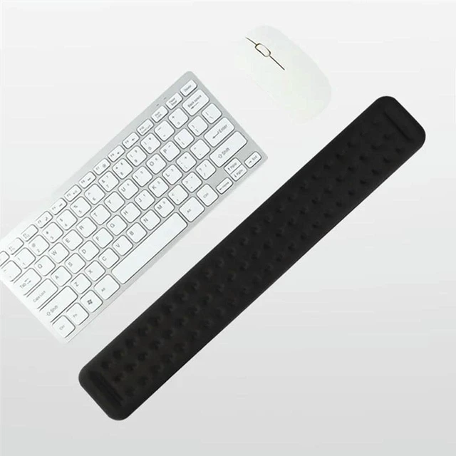 Main image of AJMRTC Ergonomic Memory Foam Keyboard Wrist Rest Pad, Anti-Slip Base Keyboard Wrist Support Cushion for Computer Desktop Keyboard, Pain Relief Wrist Pad for Office Gaming Typing