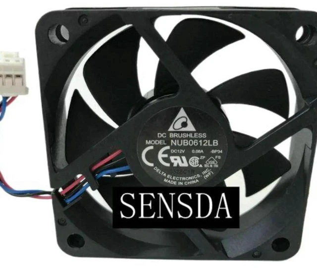 Main image of AJMRTC NUB0612LB BP34 Replacement Silent Cooling Fan, 6015 60x60x15mm Square DC 12V 0.08A Low Noise Server Cooler Fan, Quiet Axial Fan for Server, Small Power Supply, Electronic Equipment