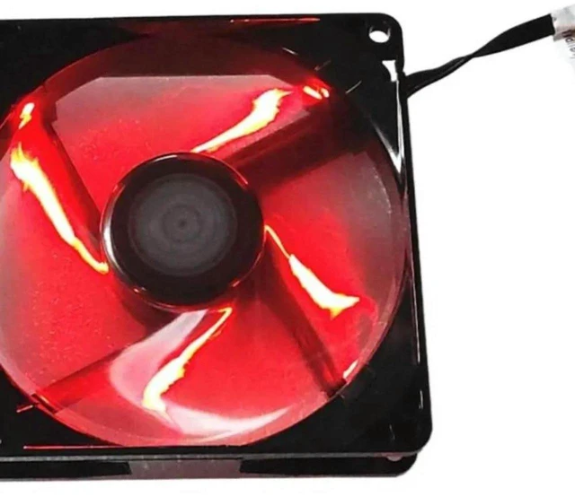 Main image of AJMRTC DF0922512RFHN 9025 Cooling Fan, 90x90x25mm 9CM DC12V 0.26A 4-Wire PWM Speed Control Axial Fan, Red LED Light Chassis Fan for PC Case & CPU Heat Dissipation