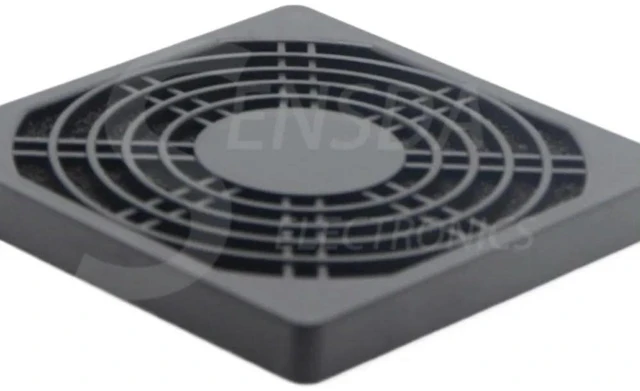 Alt view image 2 of 3 - AJMRTC 2Pcs 90mm Fan Dust Filter, Black Dustproof Protective Cover for 90x90mm Axial Cooling Fan, PC Chassis & Industrial Electronic Equipment Fan Dust Prevention Accessory