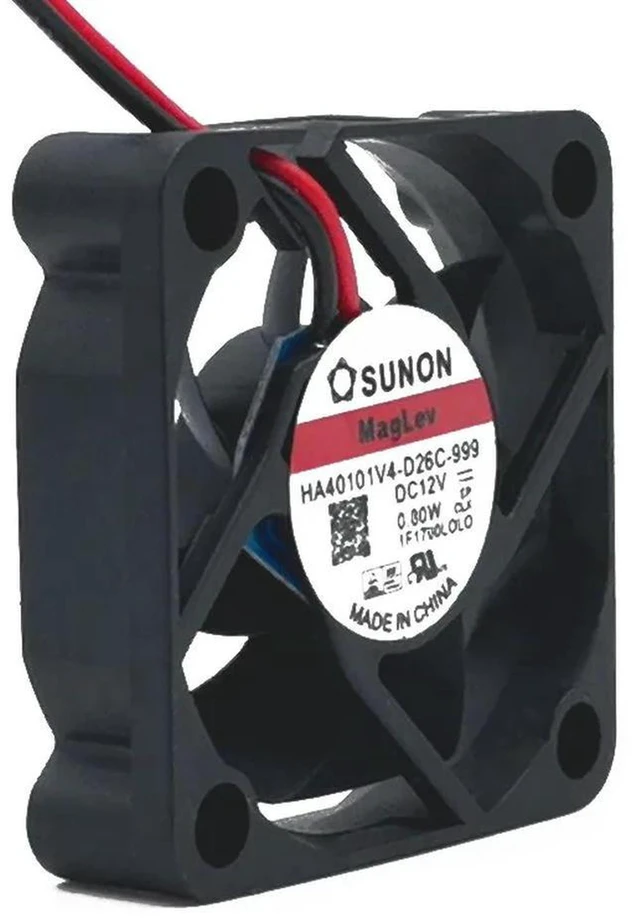 Alt view image 3 of 3 - AJMRTC HA40101V4-D26C-999 4010 Axial Cooling Fan, 40x40x10mm DC 12V 0.80W, High Speed 40mm Industrial Fan Replacement for Server, Inverter, Chassis, Power Supply Heat Dissipation
