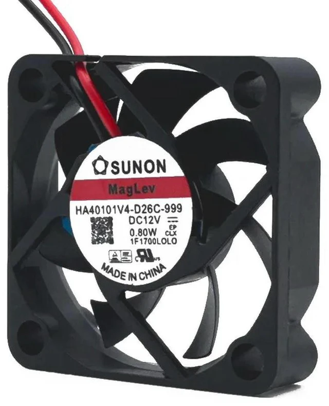 Alt view image 2 of 3 - AJMRTC HA40101V4-D26C-999 4010 Axial Cooling Fan, 40x40x10mm DC 12V 0.80W, High Speed 40mm Industrial Fan Replacement for Server, Inverter, Chassis, Power Supply Heat Dissipation