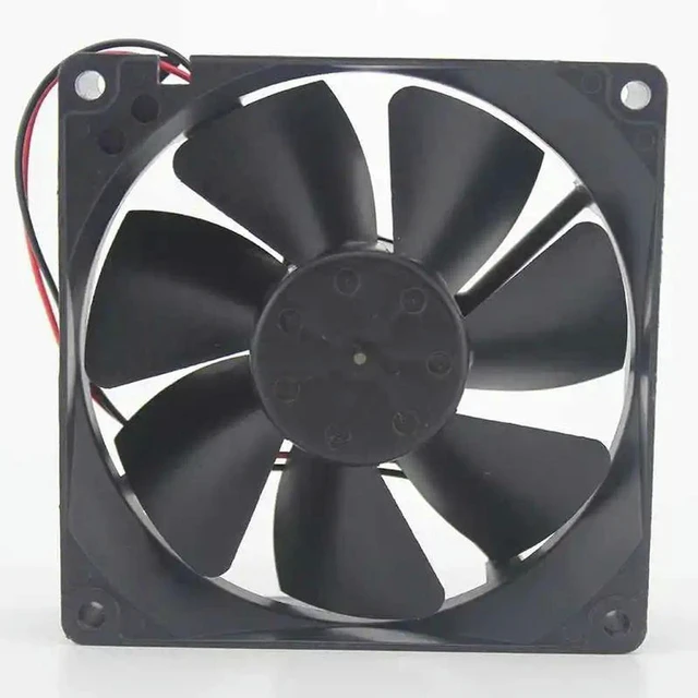 Alt view image 2 of 2 - AJMRTC 3610KL-05W-B60 9225 Axial Cooling Fan, 92x92x25mm DC 24V 0.26A Dual Ball Bearing Fan, Replacement Fan for Inverter, Industrial Cabinet, Power Supply Heat Dissipation