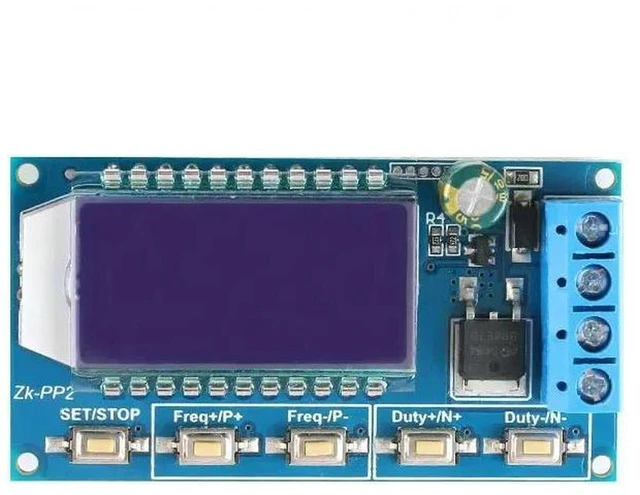 Alt view image 2 of 3 - AJMRTC High-Power PWM Generator Module, Adjustable Cycle Delay Pulse Mode Dimming & Speed Controller, PP2/PP2K Drive Board for LED Dimming, Motor Speed Regulation and Various Load Control Projects