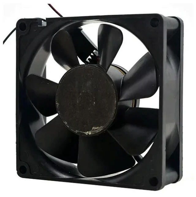 Alt view image 2 of 3 - AJMRTC 3110NL-05W-B60 8025 Axial Cooling Fan, 80x80x25mm DC 24V 0.22A Dual Ball Bearing Fan, Replacement Industrial Cooling Fan for VFD, Inverter, Power Supply and Cabinet Heat Dissipation