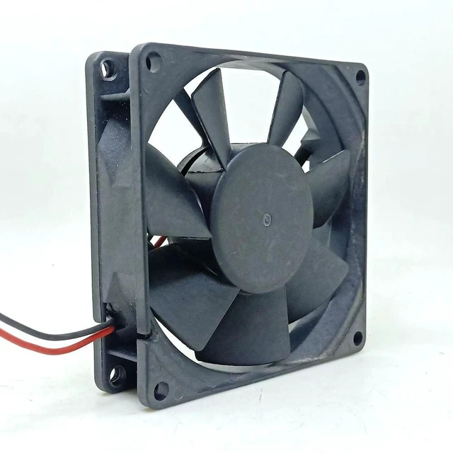 Alt view image 2 of 3 - AJMRTC KDE2408PKV1 8020 Silent Cooling Fan, 80x80x20mm 8CM DC 24V 1.7W Quiet DC Axial Fan, Replacement Inverter Fan for Industrial Cabinet, Power Supply and Electronic Equipment Heat Dissipation
